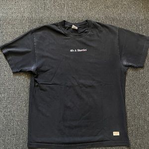 Black tee used washed